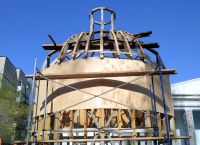 В Покровском храме продолжаются работы по подготовке к возведению купола