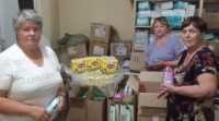 200 наборов для беженцев помогли сформировать волонтеры на гуманитарном складе Хабаровской епархии