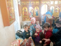 Воскресная школа побывала на престольном празднике в селе Казакевичево