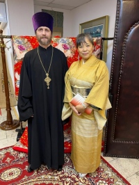 Хабаровский священник посетил прием по случаю 30-летия учреждения Генерального консульства Японии в Хабаровске