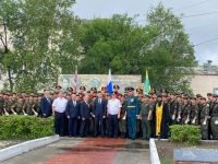 Хабаровский священник благословил студентов военного учебного центра, принявших присягу