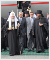 Сахалинская епархия встретила Патриарха Московского и всея Руси Кирилла