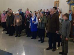 В неделю мясопустную владыка Марк совершил Божественную литургию в храме Покрова Пресвятой Богородицы г. Хабаровска<br />