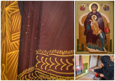 В женском монастыре под Хабаровском замироточили  две иконы