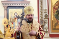 Божественная литургия с участием председателя Отдела внешних церковных связей Московского Патриархата прошла в главном храме Хабаровска