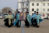 Чудотворный образ Пресвятой Богородицы «Призри на смирение» прибыл в Хабаровск