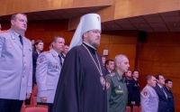 Митрополит Владимир посетил торжественное собрание, посвященное Дню сотрудника органов внутренних дел Российской Федерации