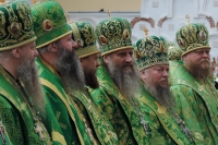 Правящий архиерей принял участие в Патриаршем богослужении в Успенском соборе Свято-Троицкой Сергиевой лавры