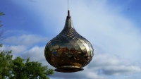 Купол для храма в поселке Чля отправили  по Амуру от Хабаровска до Николаевска-на-Амуре