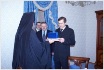 Заместитель Руководителя Администрации Президента РФ Владислав Сурков в Хабаровской семинарии (18 мая 2009 года)