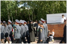 Принятие присяги в ДВЮИ МВД России (5 сентября 2009 года).