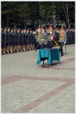 Принятие присяги в ДВЮИ МВД России (5 сентября 2009 года).