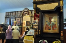 Престольный праздник в храме святителя Николая Чудотворца города Вяземский. 19 декабря 2013 год.