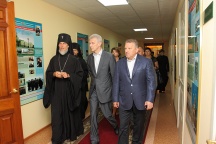 Министр образования и науки Российской Федерации Андрей Александрович Фурсенко посетил Хабаровскую духовную семинарию. 21 августа 2011 г.