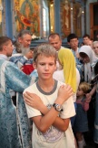 Божественная Литургия в Градо-Хабаровском соборе Успения Божией Матери. 28 августа 2011г.