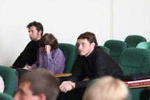Встреча  студентов Хабаровской духовной семинарии с сотрудником Синодального информационного отдела Денисом Маханько. 12 сентября 2011г.