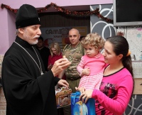 Новогоднее поздравление правящего архиерея беженцев из Украины в ПВР. 30 декабря 2014 г.