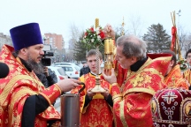 Прибытие Благодатного огня в Хабаровск. 13 апреля 2015 года