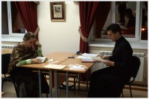 Экзамены на богословских курсах ( 30 декабря 2008 года )
