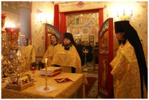 Престольный праздник храма Хабаровской духовной семинарии ( 6 октября 2009 года )