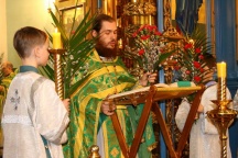 Вербное Воскресенье в Градо-Хабаровском Успенском соборе (1 апреля 2007 года)